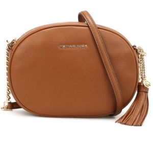 MICHAEL KORS Ginny leather medium crossbody